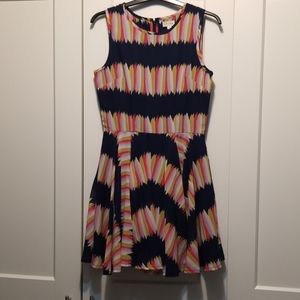 multicolored short dress